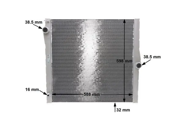 Радіатор основний Mahle Original CR1050000S ціна, від 223.82 USD