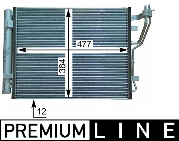 AC709000P Mahle Original Конденсатор