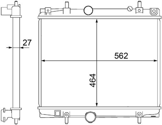 Радіатор CR1437000S Mahle Original