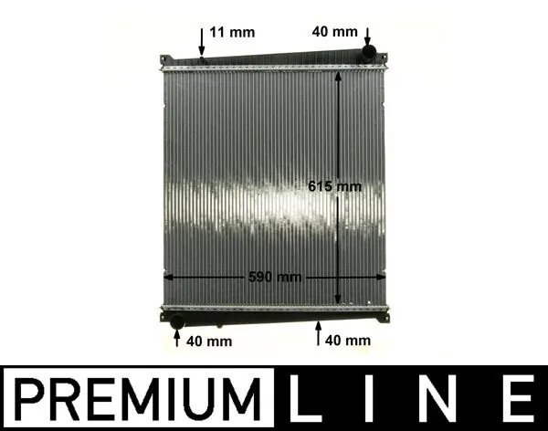 CR818000P Mahle Original Радіатор охолодження двигуна