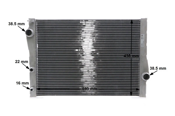 Радіатор основний Mahle Original CR1049000S ціна, від 152.00 USD