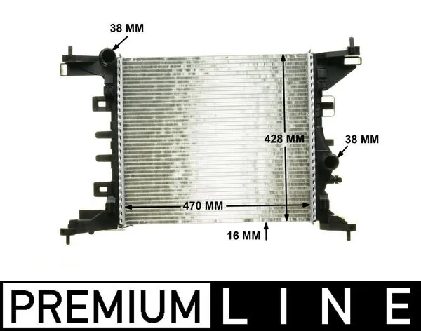 CR1187000P Mahle Original Радіатор охолодження двигуна