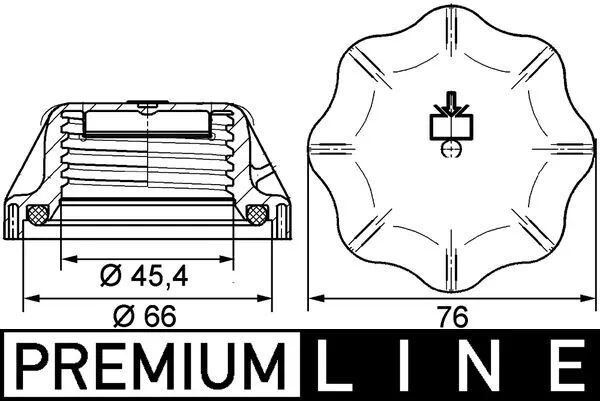 CRB20000P Mahle Original Пробка розширювального бачка