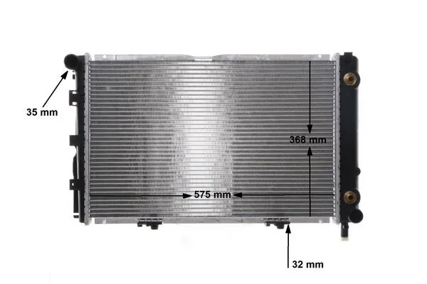 CR371000S Mahle Original Радіатор охолодження двигуна