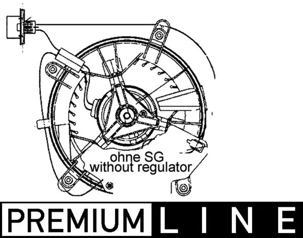 AB65000P Mahle Original Електромотор пічки