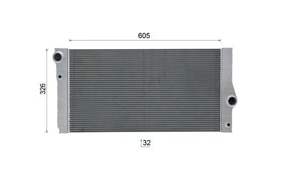Радіатор основний Mahle Original CR2110000S ціна, від 146.72 USD