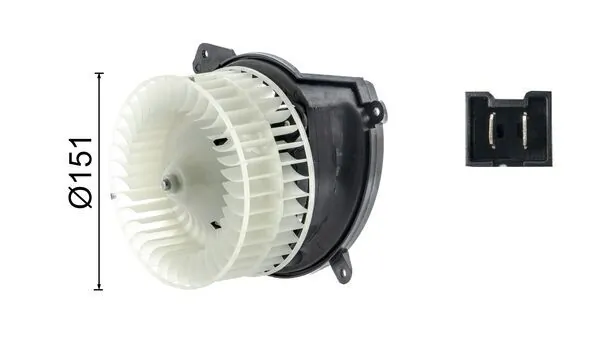Вентилятора пічки AB222000S Mahle Original