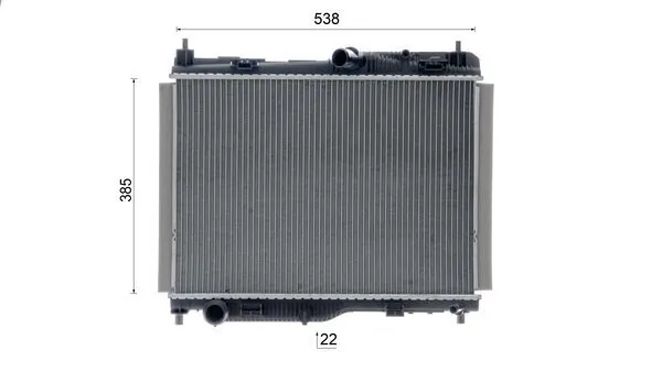 CR1139000S Mahle Original Радіатор охолодження двигуна