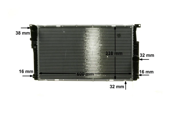 Радіатор охолодження Mahle Original CR1909000P