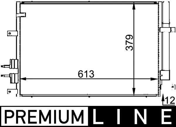 AC693000P Mahle Original Конденсатор