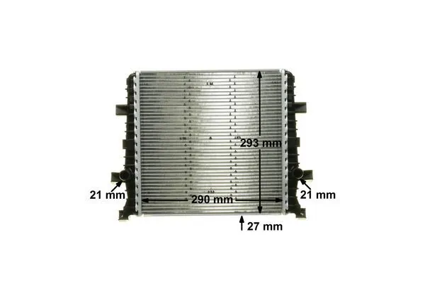 Радіатор охолодження, додатковий CR1025000P Mahle Original