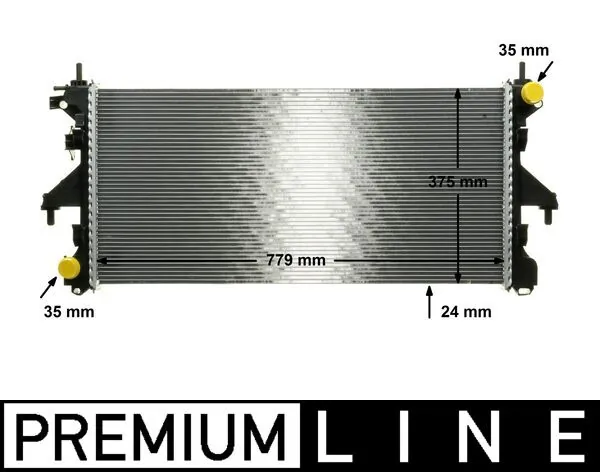 CR881000P Mahle Original Радіатор охолодження двигуна