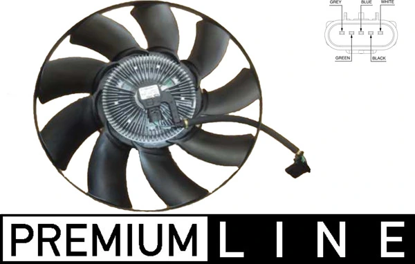 Купити CFF476000P Mahle Original Електровентилятор охолодження в зборі (двигун + крильчатка)