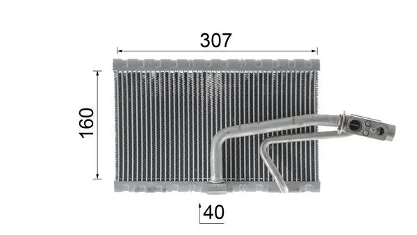 Випарник Mahle Original AE114000P