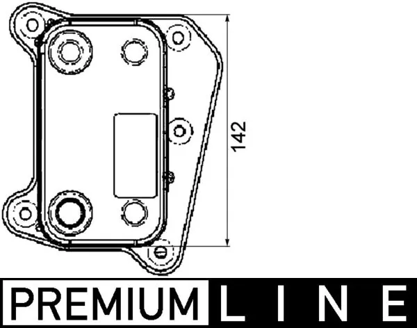 CLC38000P Mahle Original Радіатор масляний