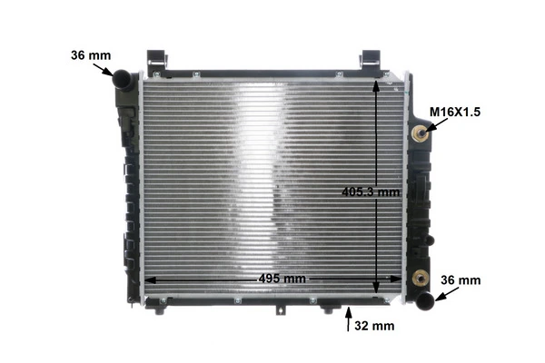 CR406000S Mahle Original Радіатор охолодження двигуна