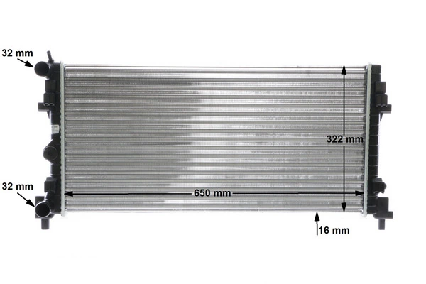 CR2081000S Mahle Original Радіатор охолодження двигуна