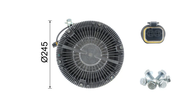 В'язкова муфта вентилятора Mahle Original CFC125000P ціна, від 358.09 USD
