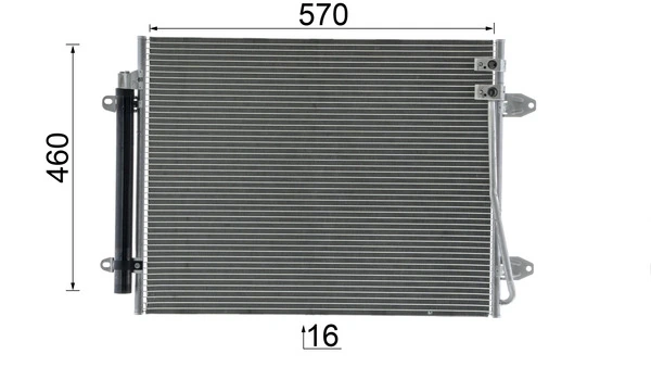 AC734000P Mahle Original Конденсатор