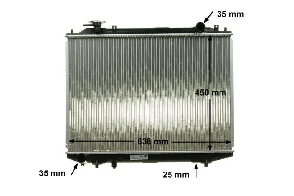 Радіатор охолодження Mahle Original CR1746000S