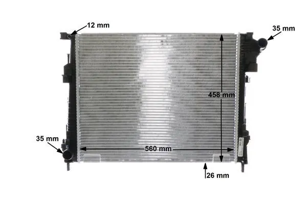 Радіатор основний Mahle Original CR1237000S ціна, від 71.42 USD