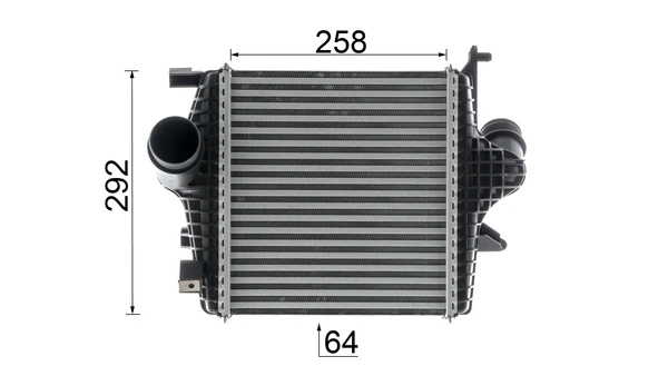 Система охолодження наддувочного повітря Porsche PAB145803D ціна, від 256.08 USD