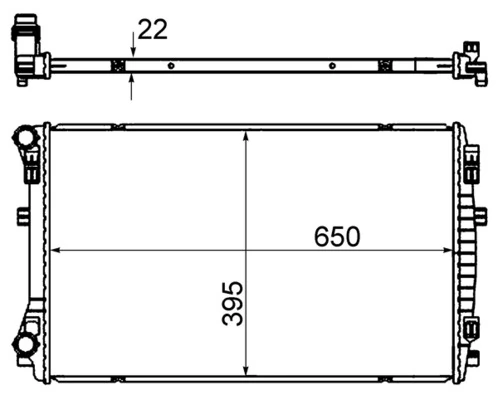 Радіатор CR2054000S Mahle Original
