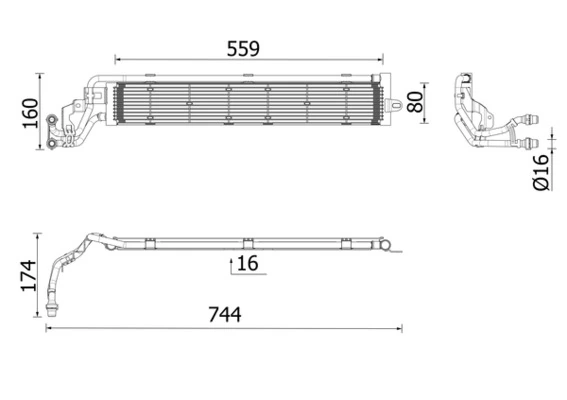 Радіатор охолодження, додатковий Polcar 69C4081 ціна, від 179.97 USD