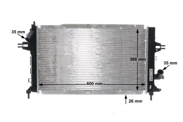 CR1687000S Mahle Original Радіатор охолодження двигуна