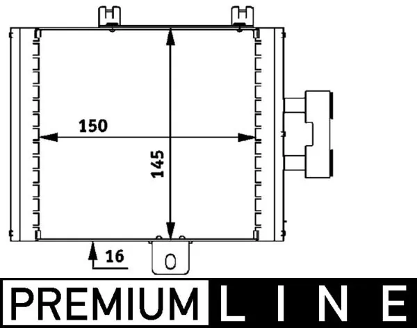 CLC47000P Mahle Original Радіатор масляний