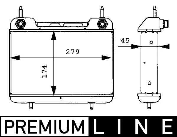 CLC27000P Mahle Original Радіатор масляний