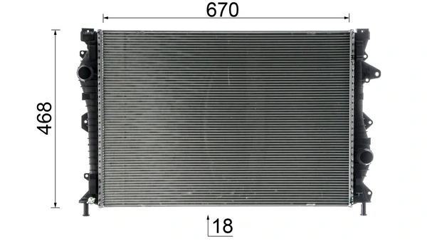 Радіатор CR953000P Mahle Original
