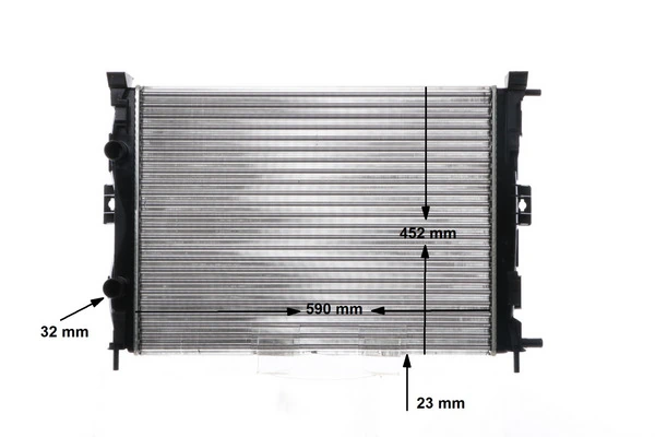 CR1690000S Mahle Original Радіатор охолодження двигуна