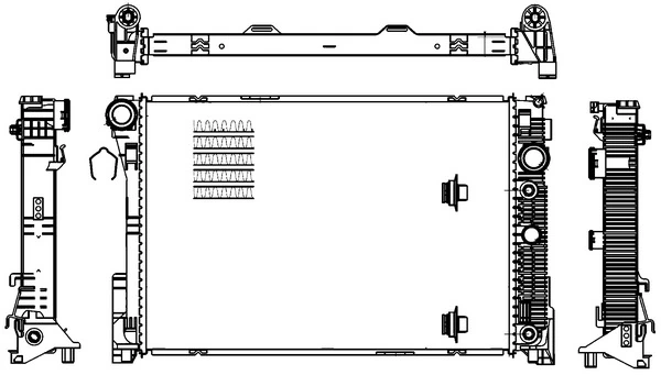 Радіатор CR1176000S Mahle Original
