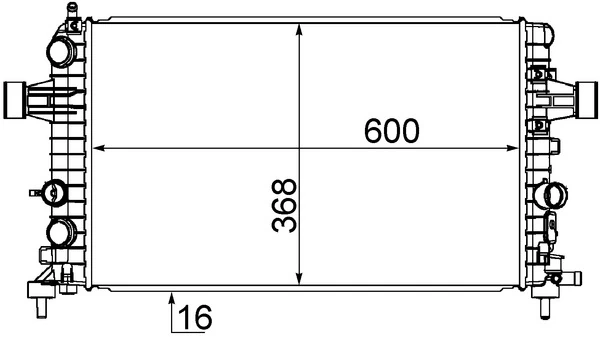 Радіатор CR1091000S Mahle Original