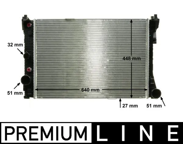 CR988000P Mahle Original Радіатор охолодження двигуна