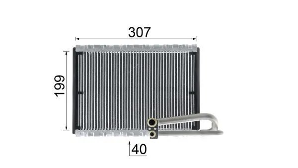 AE121000P Mahle Original Охолоджувач повітря