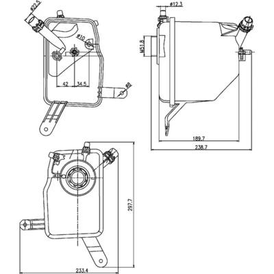 CRT205000S Mahle Original Розширювальний бачок охолодження