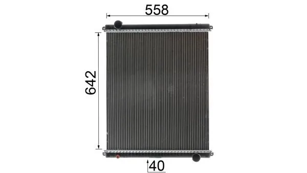 Радіатор основний Mahle Original CR380000P ціна, від 305.33 USD