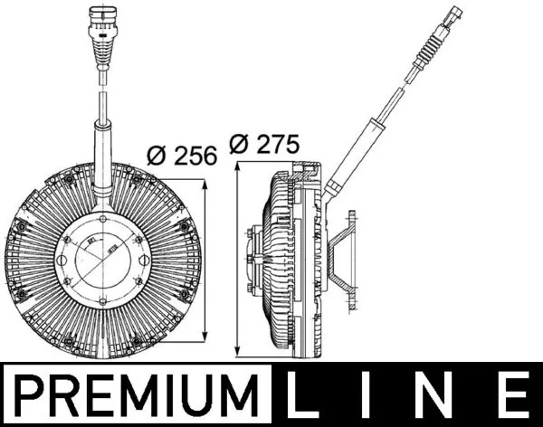 Купити LMC2802 Luzar Муфта вязкостная системи охолодження