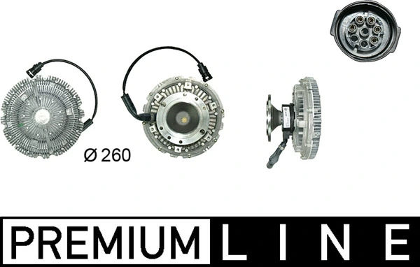 В'язкова муфта вентилятора Mahle Original CFC19000P ціна, від 352.27 USD