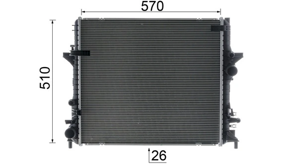 Радіатор CR1929000P Mahle Original