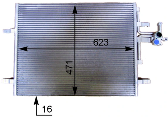 AC775000S Mahle Original Конденсатор
