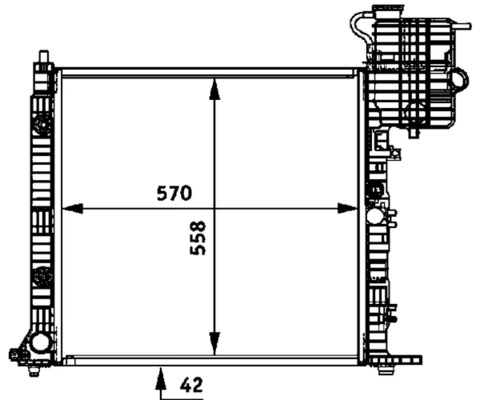 Радіатор основний Mercedes A6385013401 ціна, від 177.68 USD