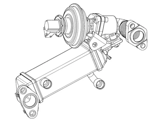 Радіатор системи EGR рециркуляції вихлопних газів Mahle Original CE8000P ціна, від 377.35 USD