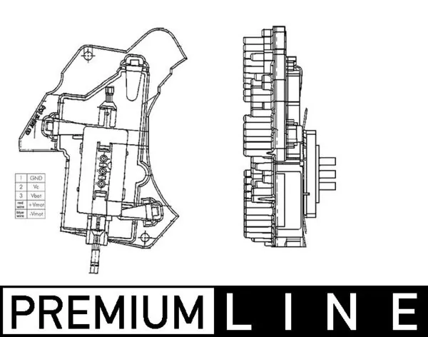 ABR24000P Mahle Original Регулятор оборотів пічки