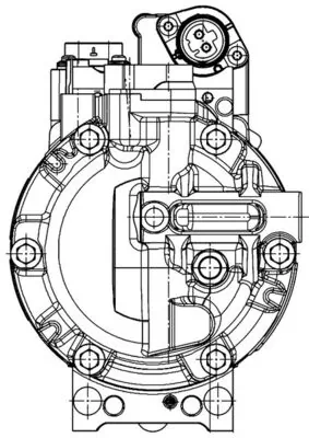 ACP1453000P Mahle Original Компресор холодоагенту