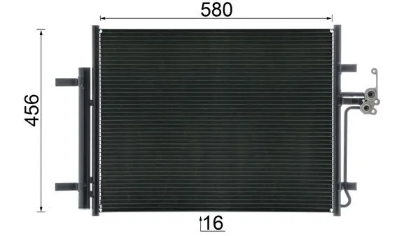 Радіатор охолодження кондиціонера Mahle Original AC441000S