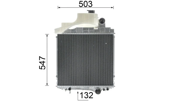 CR1729000P Mahle Original Радіатор охолодження двигуна