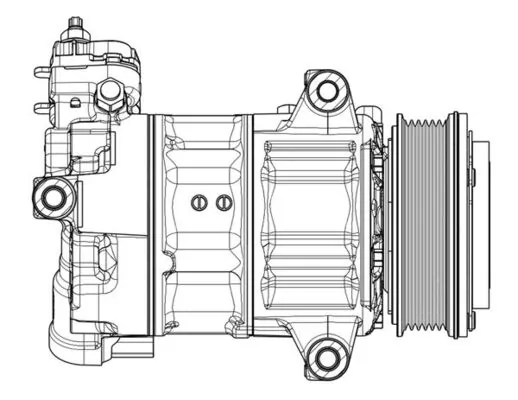 ACP654000P Mahle Original Компресор холодоагенту